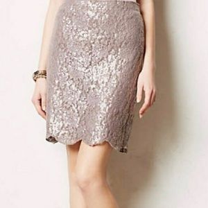 ANTHROPOLOGIE SEQUIN SKIRT (CLOSING CLOSET - MUST SELL BY MONDAY)